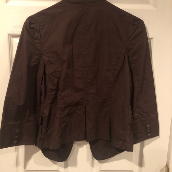 INC jacket. Brown: buttons. - Picture 6 of 6